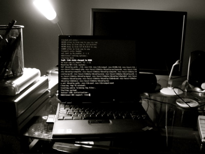screen shot: using MidnightBSD